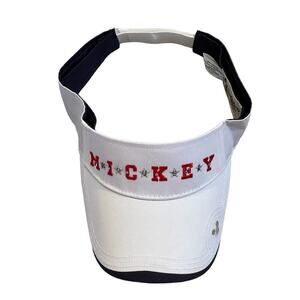 Walt Disney World Mickey Mouse retro visor embroidered bling